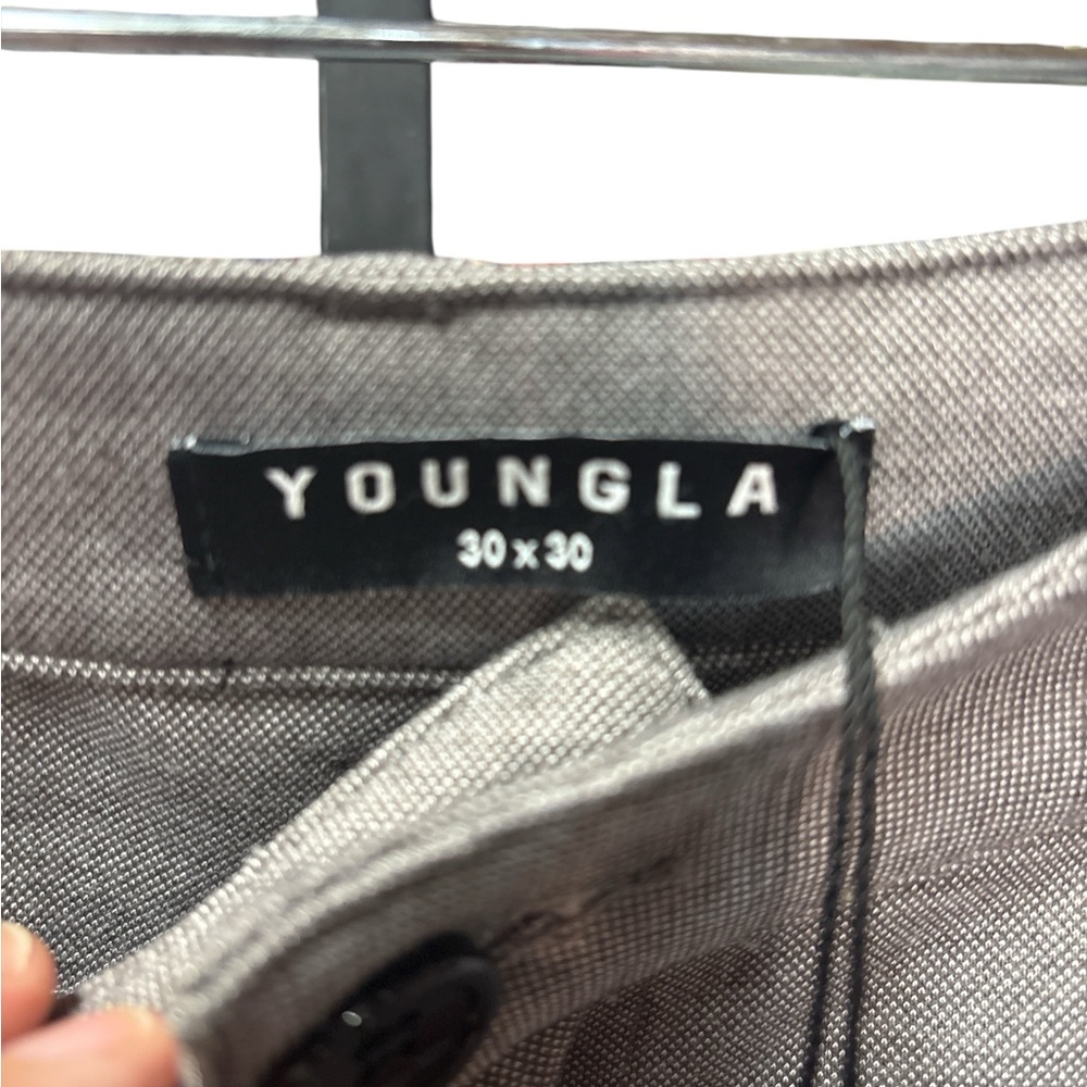 NWT YoungLA Men's Light Gray Joggers. Size 30x30 - Picture 4 of 5